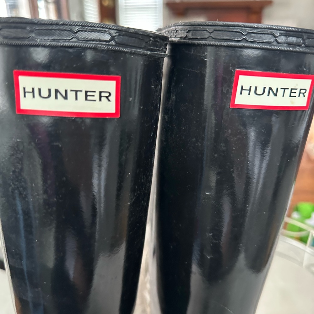 Hunter Black Rain Boots